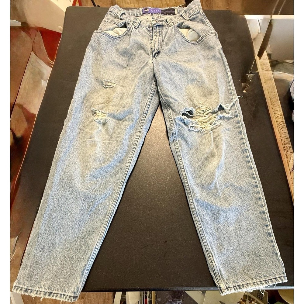 VTG Levis Silvertab 90s Baggy Jeans Mens 29x33 Blue Distressed Denim Grunge